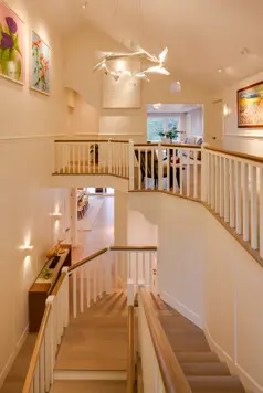 A view from the top of the stair.
