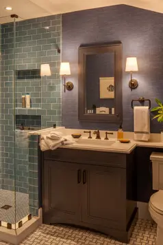 Another second-floor bathroom.